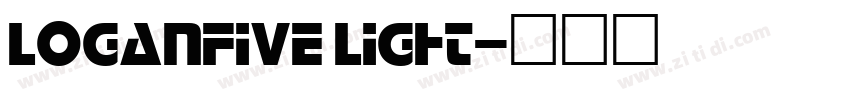 LoganFive Light字体转换